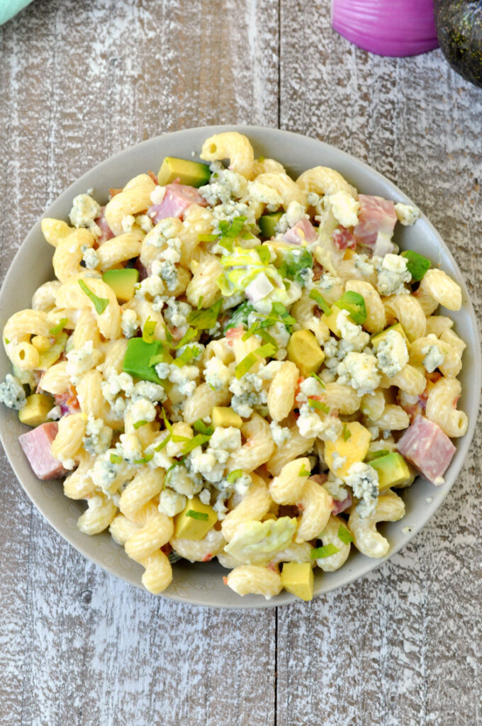 Easy California Cobb Pasta Salad - A Cold Pasta Salad Recipe