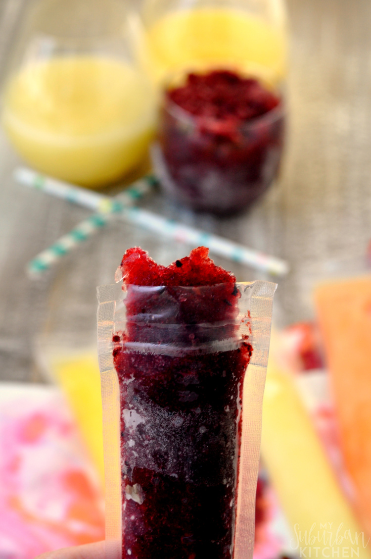 Fruity Red Wine Popsicle