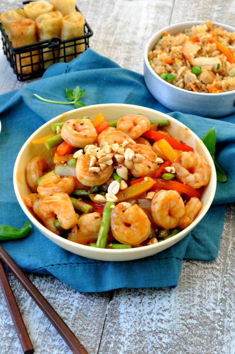 Kung Pao Shrimp and Perfect Fried Rice