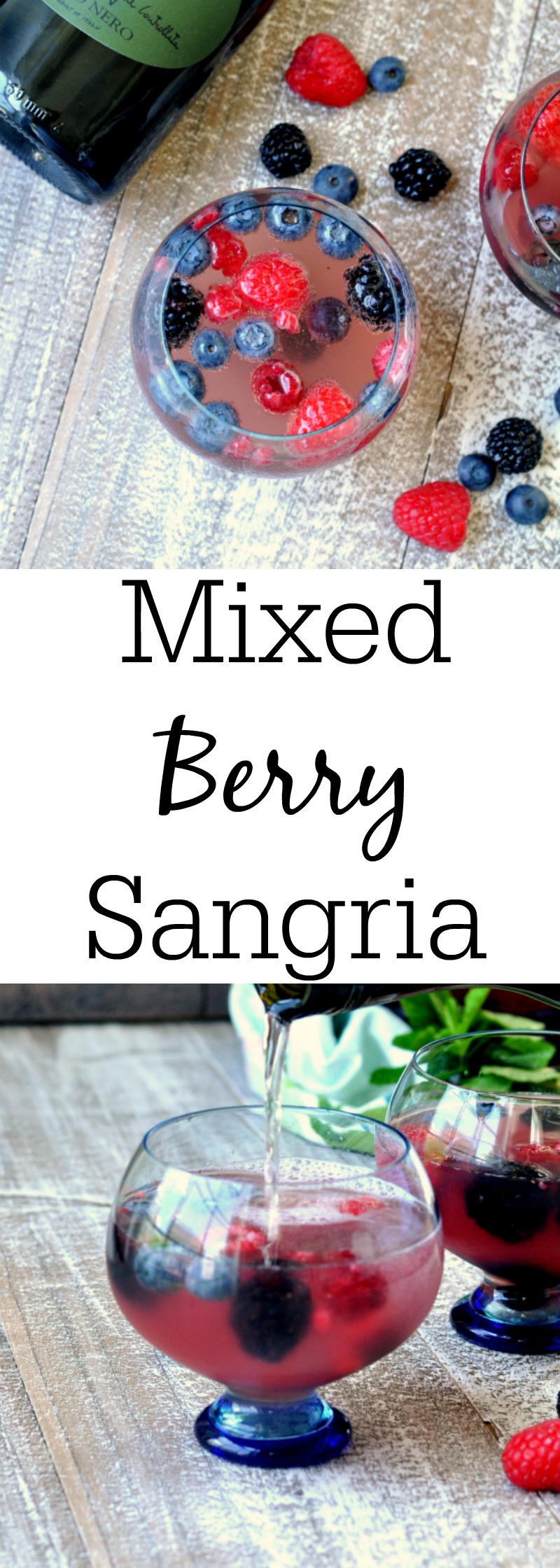 Mixed Berry Prosecco summer Sangria recipe