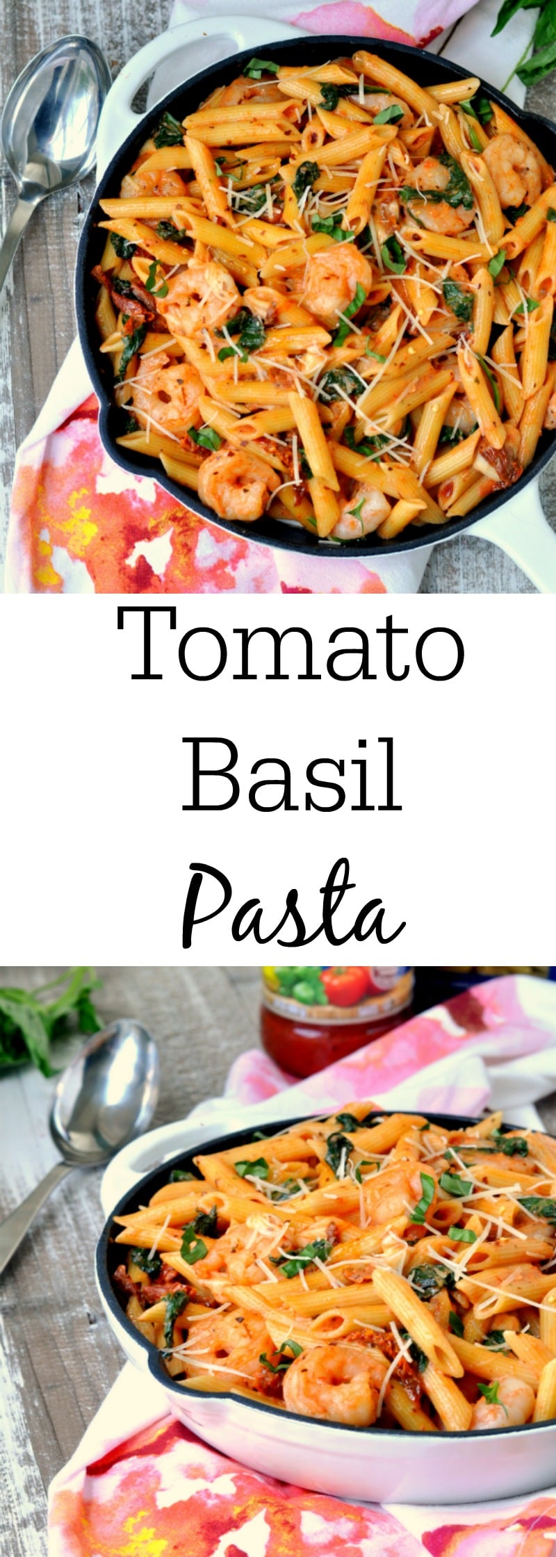 15 Minute Tomato Basil Mozzarella Pasta