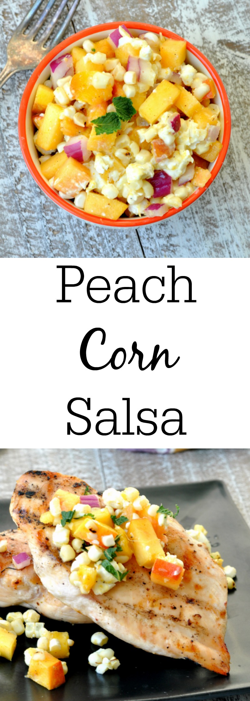 Curried Peach Corn Salsa