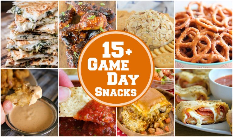 15+ Game Day Snacks