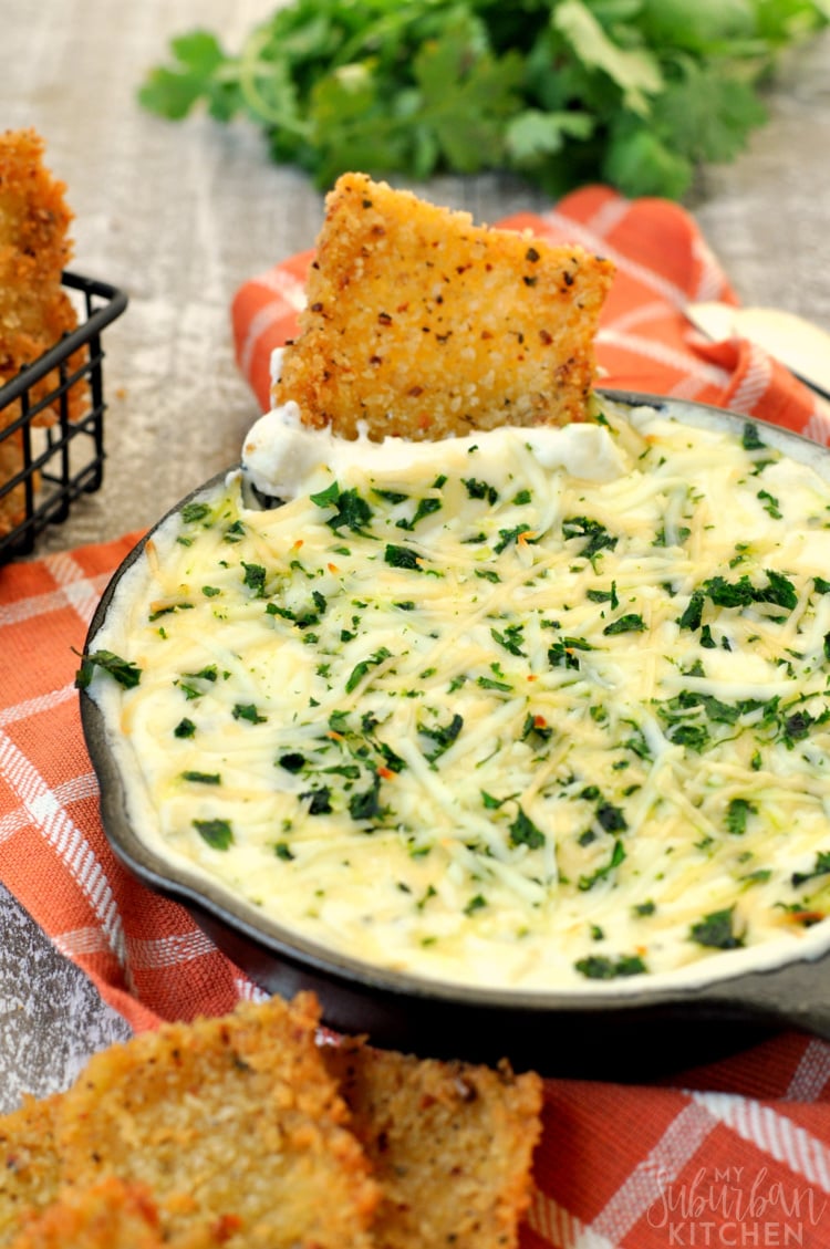 Crab Alfredo Lasagna Dip