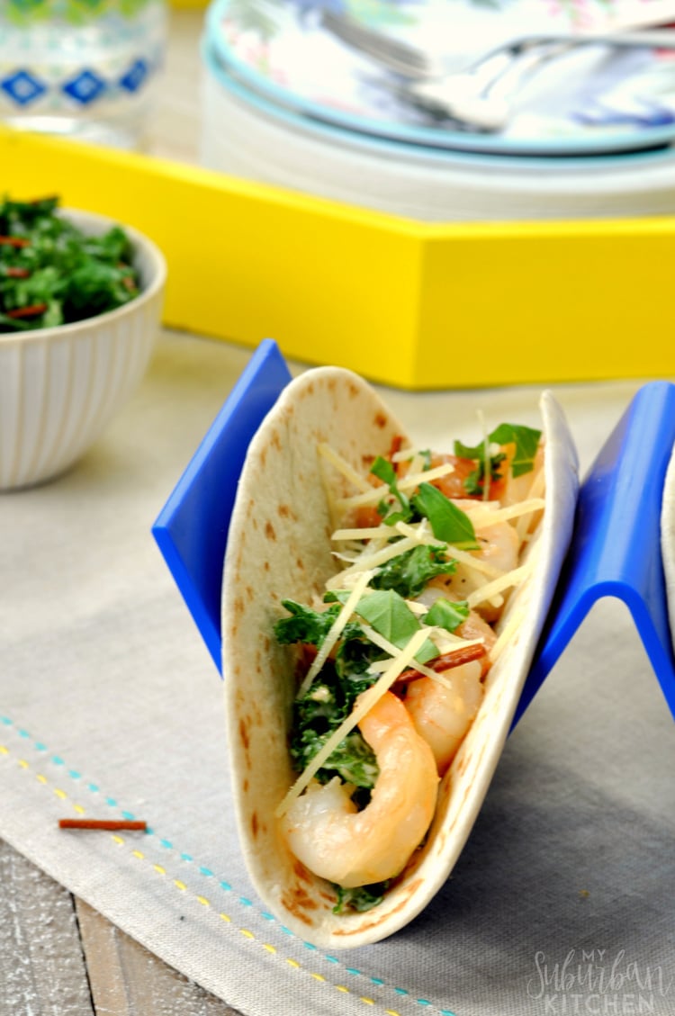 Shrimp Scampi Tacos