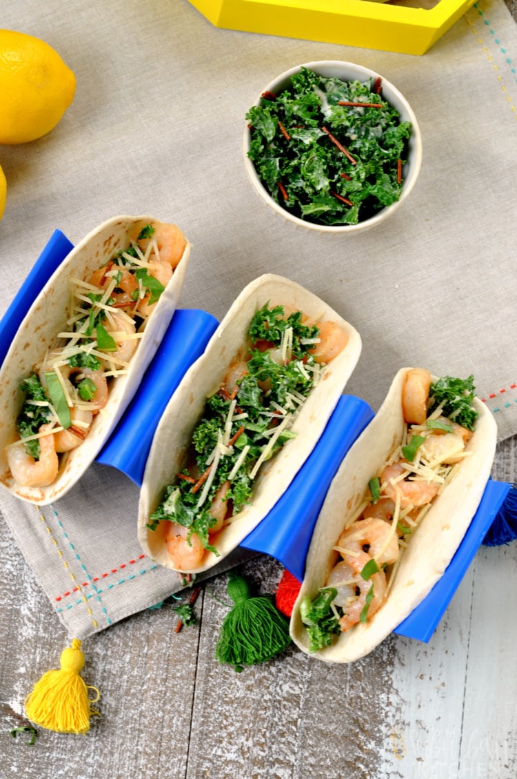 Shrimp Scampi Tacos