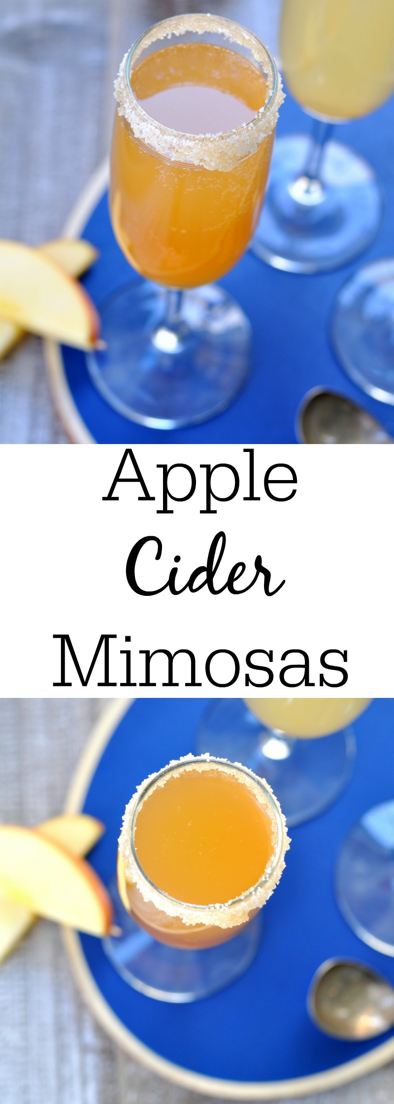 Apple Cider Mimosas