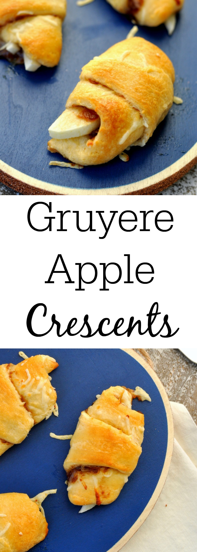 Gruyere Apple Butter Crescents