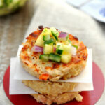 Hawaiian Tuna Cakes with Pineapple Habanero Salsa