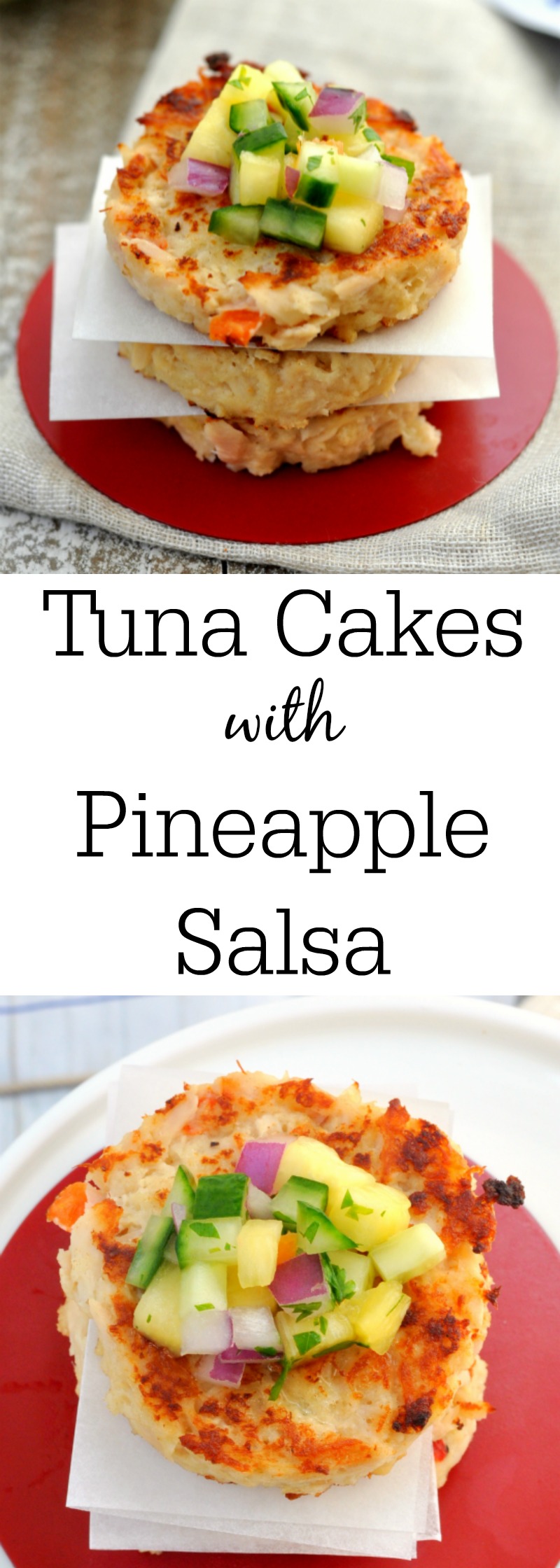 Hawaiian Tuna Cakes with Pineapple Habanero Salsa