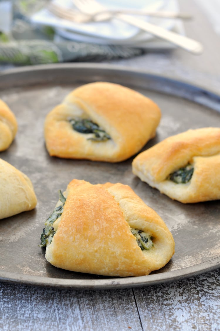 Spinach Artichoke Crescent Rolls An Immaculate Holiday Appetizer My