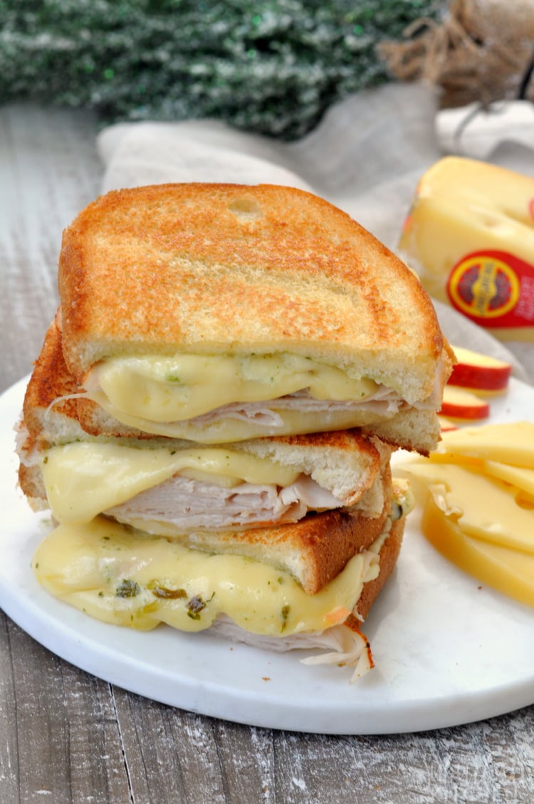 Tasty Turkey Apple Grilled Cheese