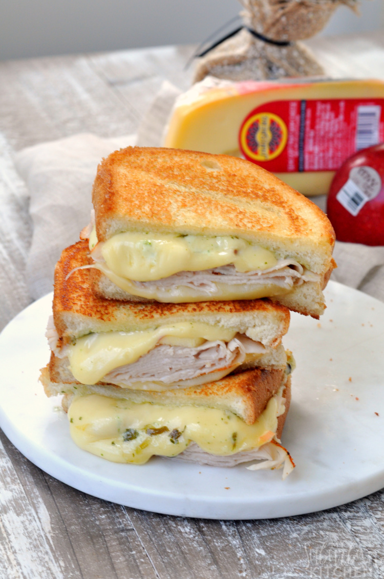 Turkey Apple Grilled Cheese