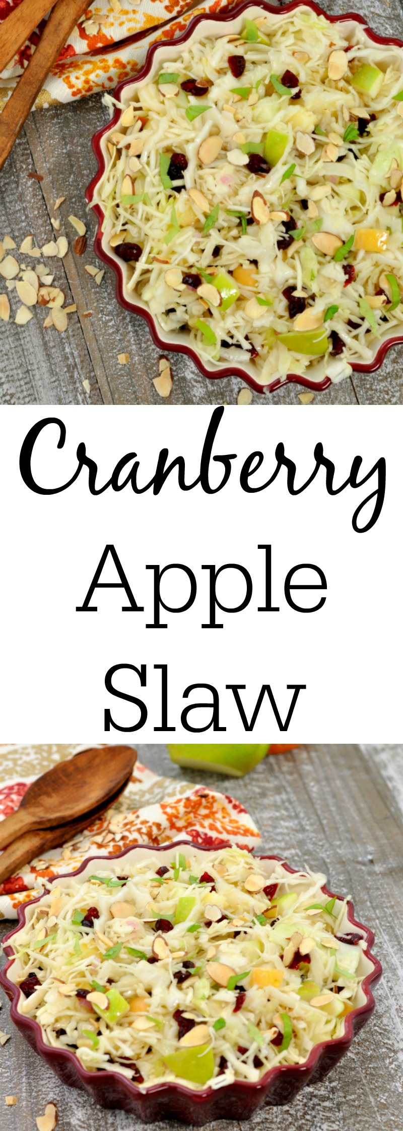 Cranberry Apple Slaw