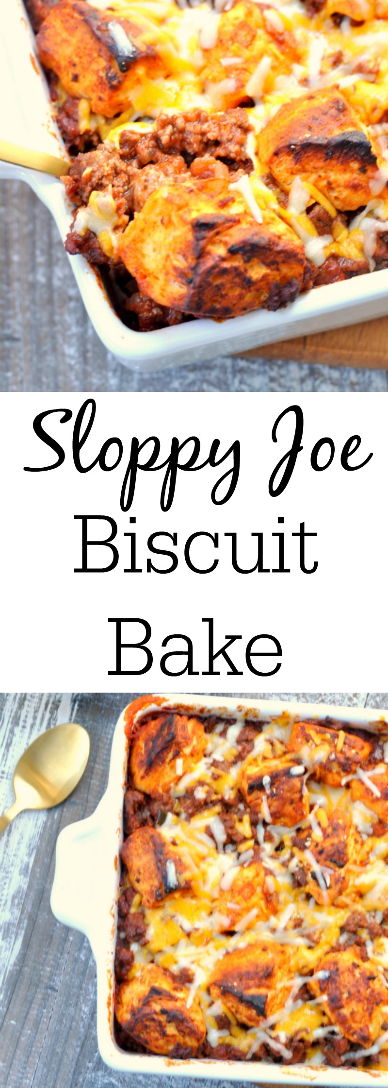 Sloppy Joe Biscuit Bake