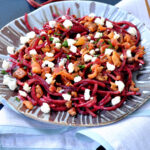 Honey Mustard Beet Noodle Salad