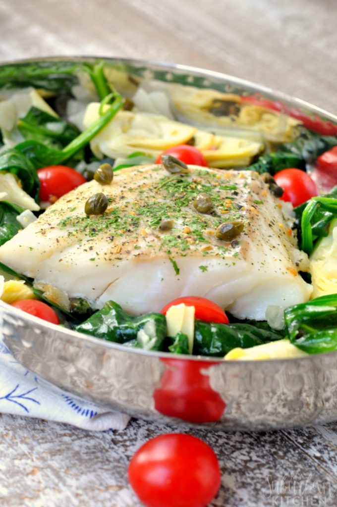 Mediterranean Style Alaska Cod Recipe - My Suburban Kitchen