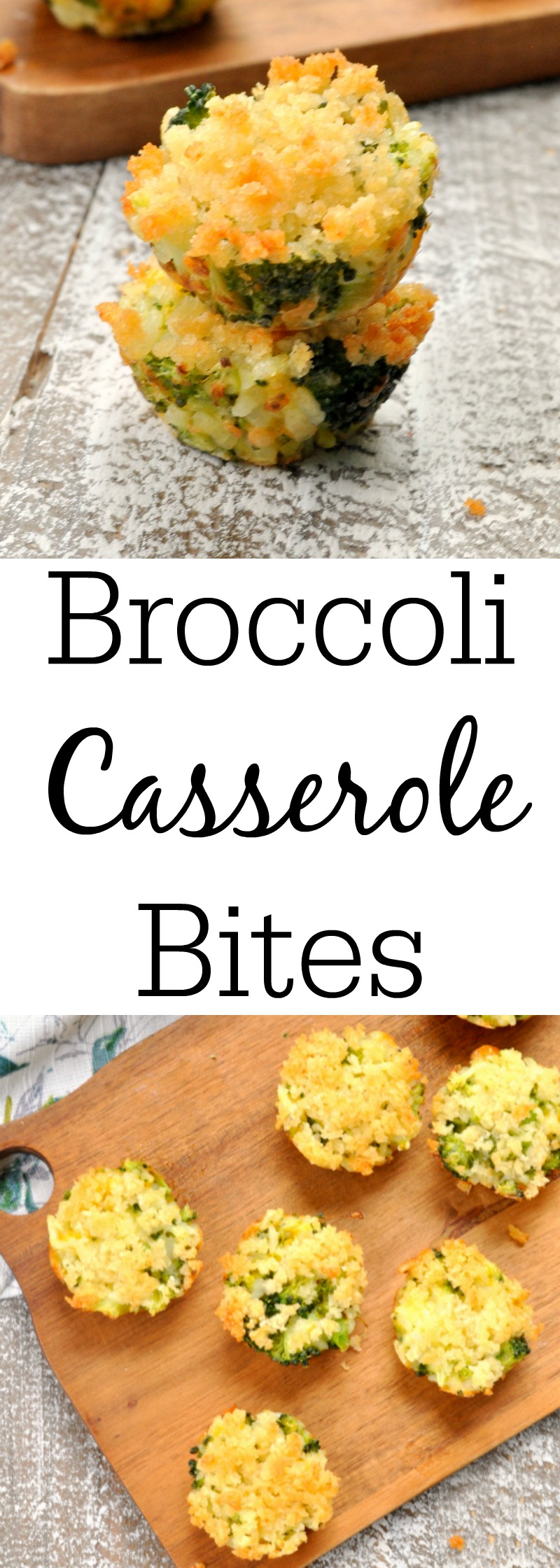 Mini Broccoli Casserole Bites
