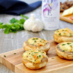 Roasted Garlic Stuffed Mushrooms