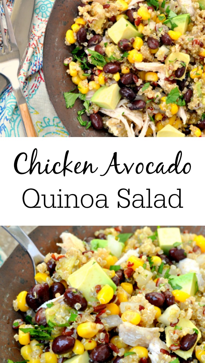 Chicken Avocado Quinoa Salad