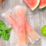 Watermelon Mint Moscow Mule Popsicles