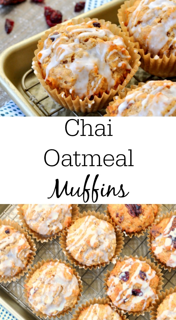 Chai Oatmeal Muffins