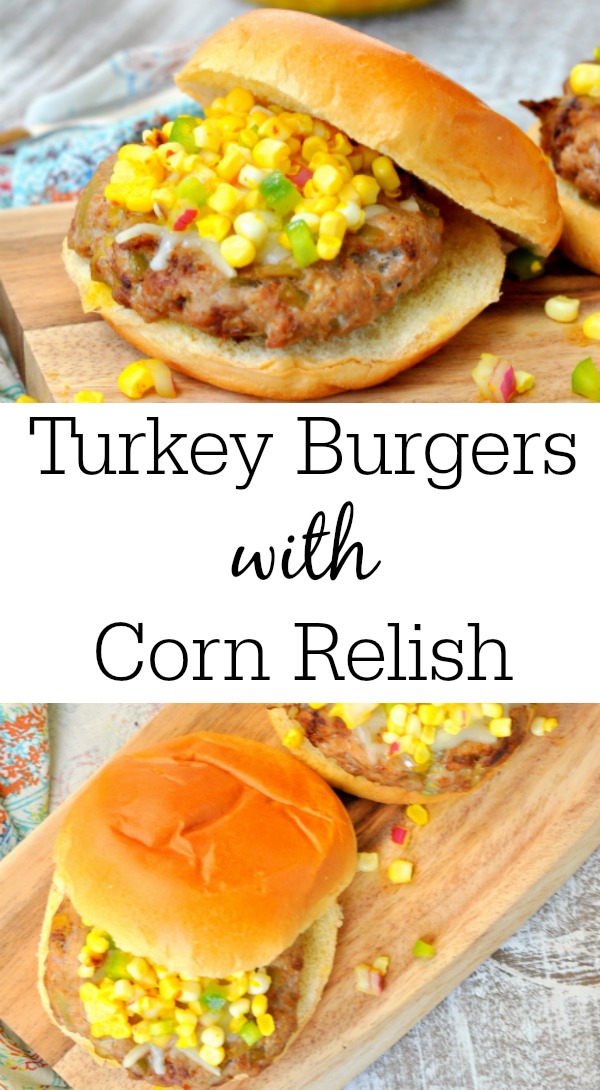 Southwest Turkey Burgers with Mexican Corn Relish