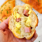Easy Calzone Recipe - Ham, Egg and Cheese Breakfast Calzone