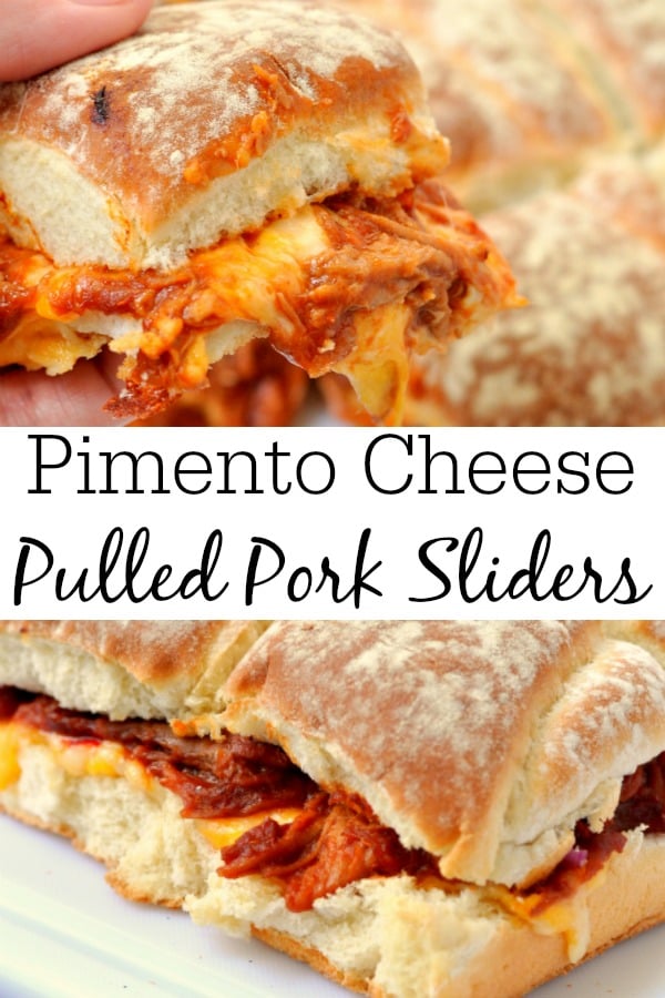 Pimento Cheese Pulled Pork Sliders