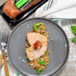 Mediterranean Pork Medallions with Sun-dried Tomato Pesto