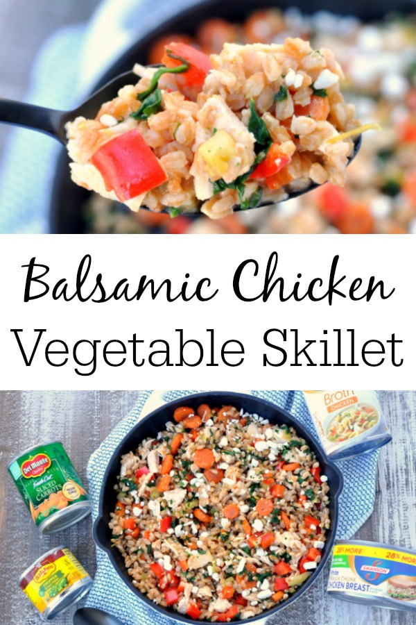 Balsamic Chicken Vegetable Skillet