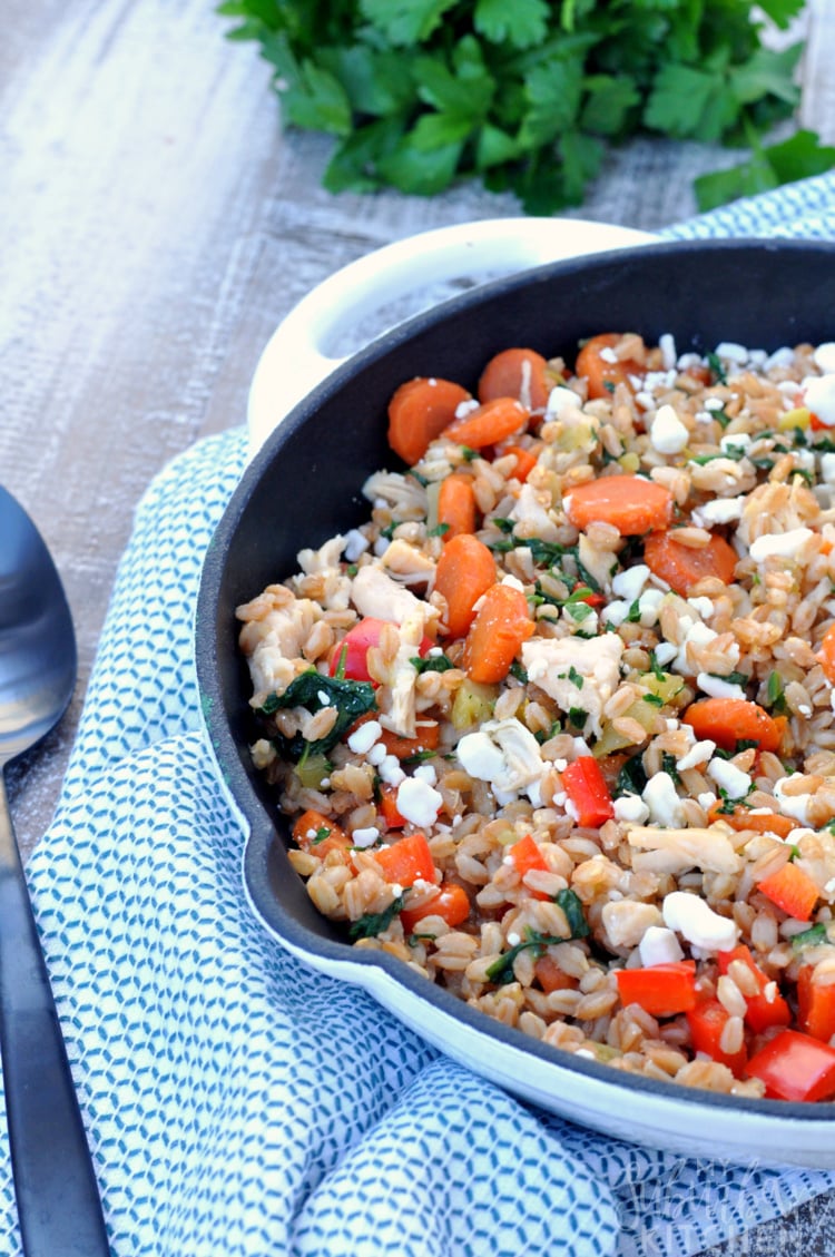 Balsamic Chicken Veggie Skillet