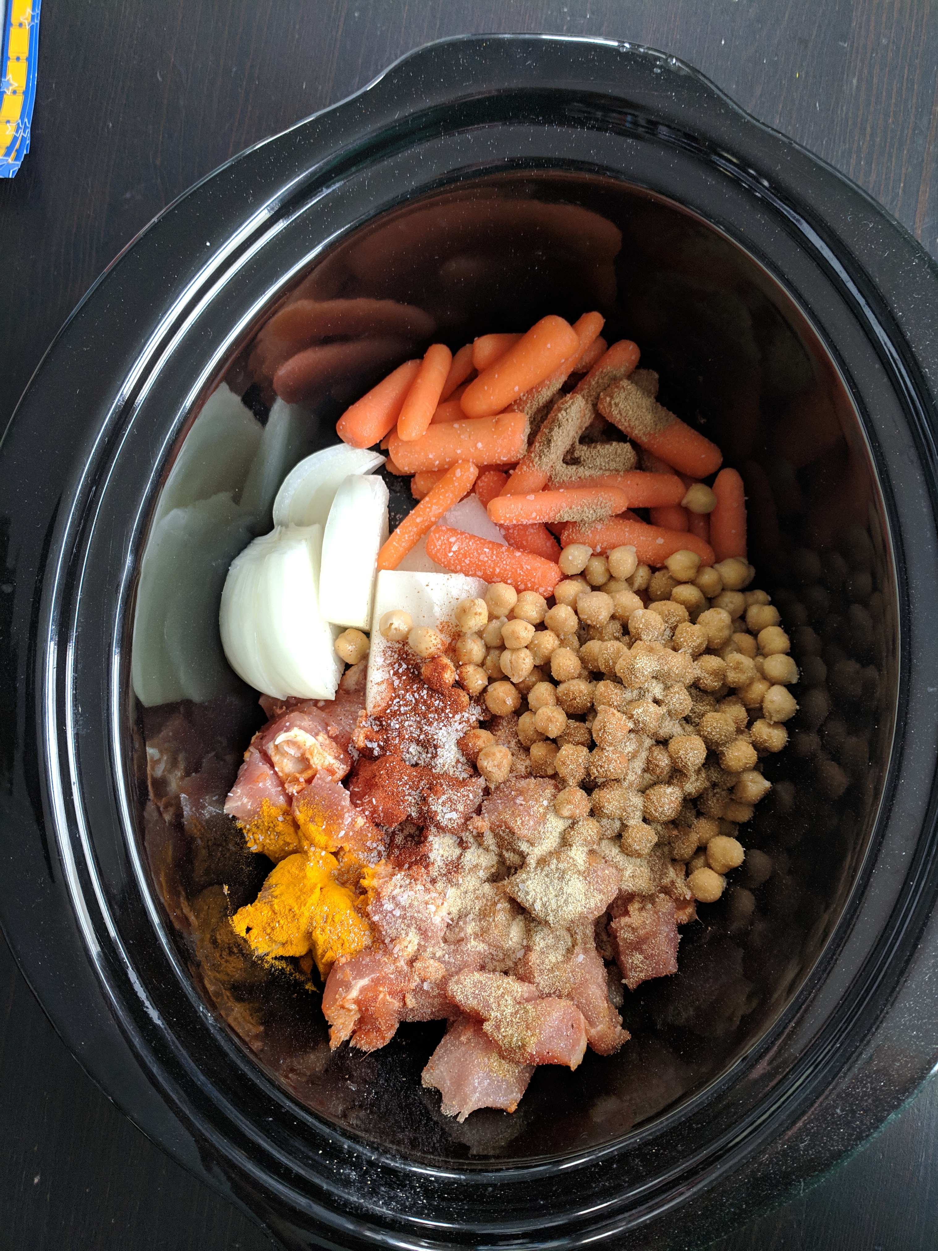 Moroccan Pork Stew in Slow Cooker