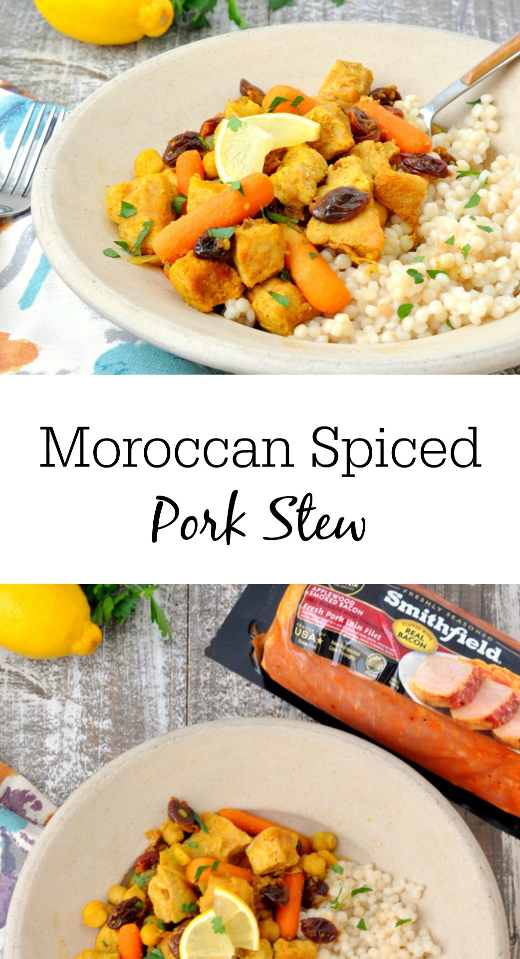 Slow Cooker Moroccan Spiced Pork Stew
