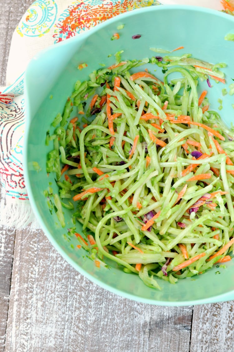Bowl of Broccoli Slaw