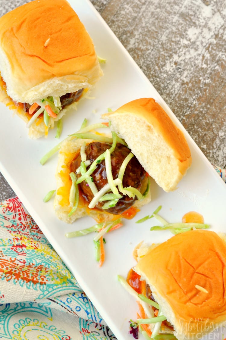 Pineapple Meatball Sliders