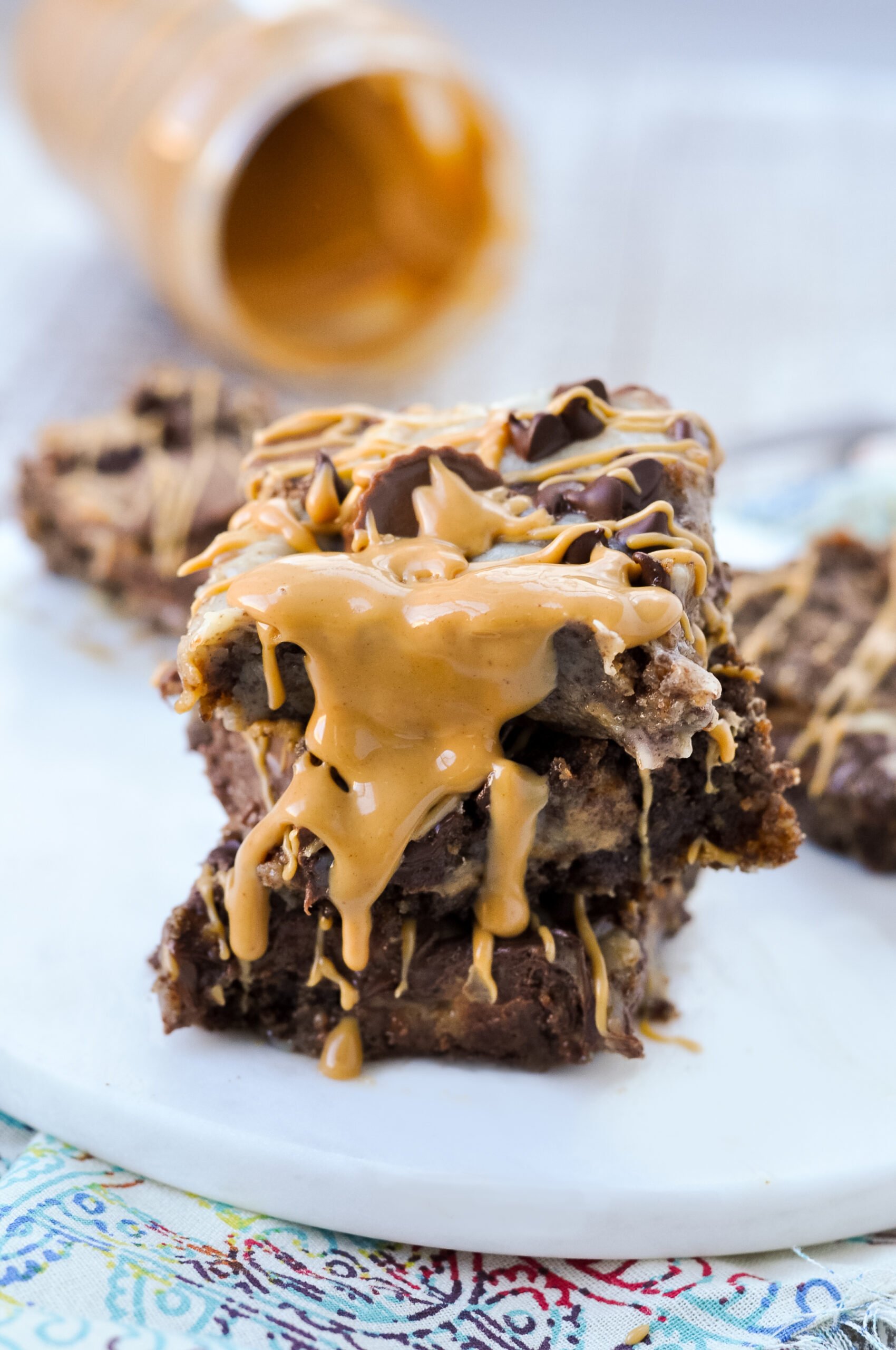 Chocolate Peanut Butter Magic Bars