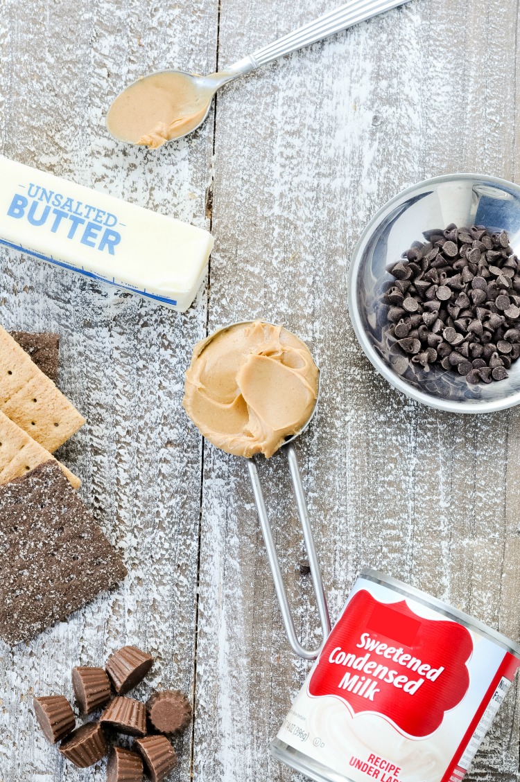 Peanut Butter Magic Bar Ingredients