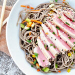 Seared Tuna Soba Noodle Salad