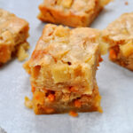 Bourbon Apple Blondies