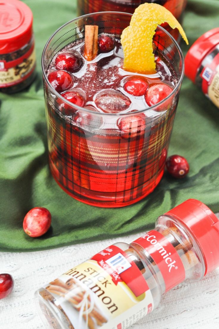 Spiced Cranberry Old Fashioned