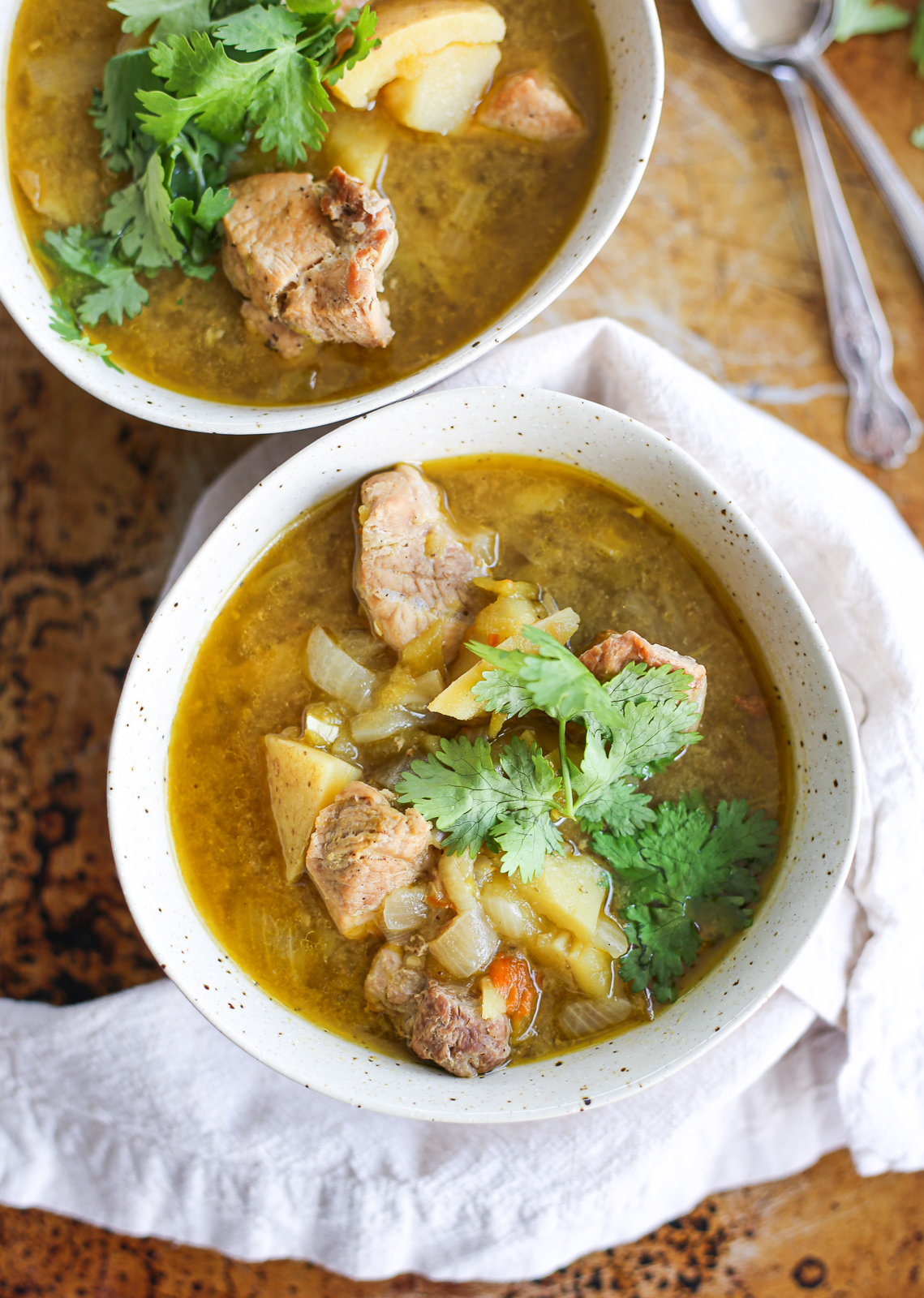 5 Ingredient Green Chile Stew from The Defined Dish