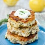 Paleo Rosemary Lemon Chicken Burgers