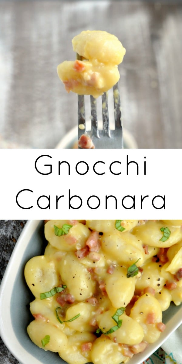 Gnocchi Carbonara