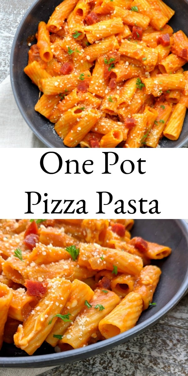 One Pot Pizza Pasta My Suburban Kitchen