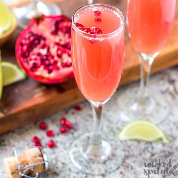 Image for Mexican Pomegranate Mimosa Recipe