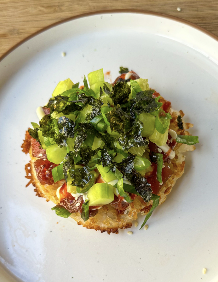 Image for Crispy Rice Waffles by alexawhatsfordinner | Quick & Easy Recipe