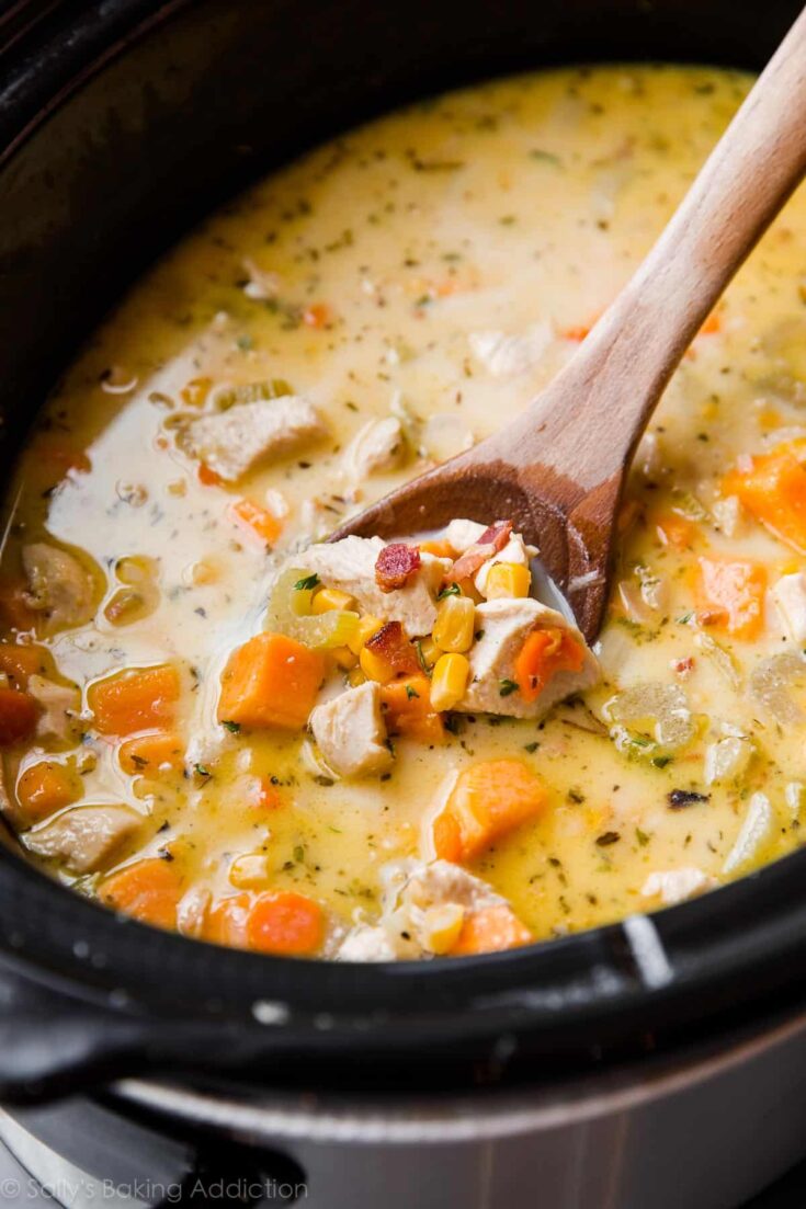 Image for Slow Cooker Creamy Chicken & Corn Soup