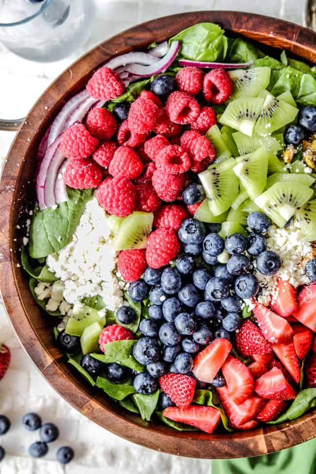 Image for Spinach Berry Salad with Creamy Strawberry Poppy Seed Dressing