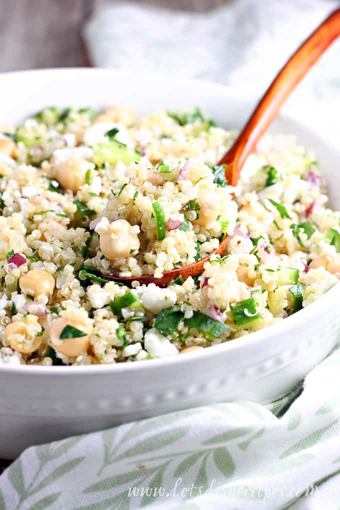 Image for Jennifer Aniston Salad (Quinoa and Chickpea Salad)